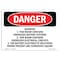 Signmission OSHA Sign, 10" Height, 14" Width, Rigid Plastic, Warning 1. This Room Contains Energized, Landscape OS-DS-P-1014-L-2303 - alternate 1